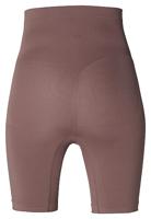 Noppies Niru Naadloze Sensil Zwangerschapsshort Hoog Lange Pijp Deep Taupe - thumbnail