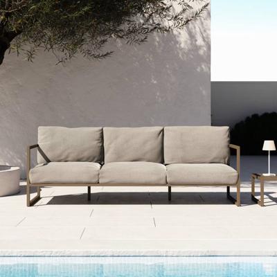 Kave Home 3-zits Tuinbank 'Comova' 225cm, kleur Groen