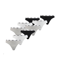 Puma 9-pack dames strings - wit/grijs/zwart - thumbnail