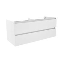 Wiesbaden Vision onderkast dubbel+4 laden 120x46 wit - thumbnail