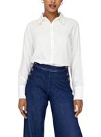 Only Onlberit Life L/s Shirt Wvn Blouse Snow White - thumbnail