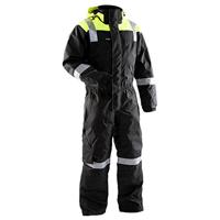 Blåkläder Shell overall 67861977 | Zwart/High-Vis Geel | Maat 52 - 7330509423721 - thumbnail