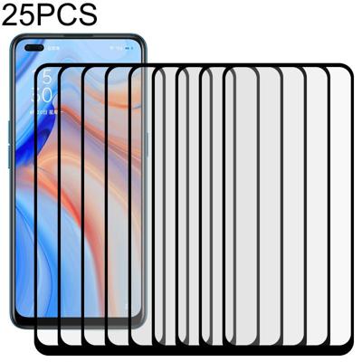 Voor OPPO Reno4 25 PCS Full Glue Full Screen Tempered Glass Film Voor OPPO Reno4 25 PCS Full Glue Full Screen Tempered Glass Film