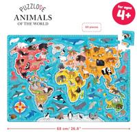 Banana Panda - puzzlove dieren over de hele wereld - 60st. - thumbnail