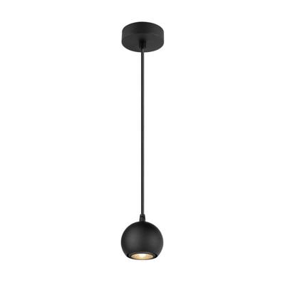 SLV Strakke hanglampLight Eye 90 zwart Ø 9cm - 1008172