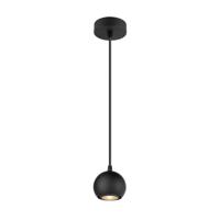 SLV Strakke hanglampLight Eye 90 zwart Ø 9cm - 1008172 - thumbnail