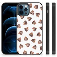 Bumper Case voor iPhone 12 Pro | 12 (6.1") Poep Emojis - thumbnail