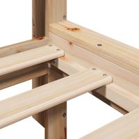 Bedframe zonder matras massief grenenhout 150x200 cm - thumbnail