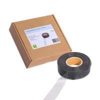 Ventilatieband RVS Zwart 30 m x 5 cm - thumbnail