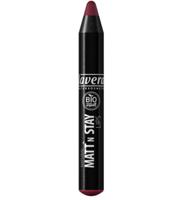 Lavera Natural matt'n stay lips lipstick plum 04 bio (1 st) - thumbnail