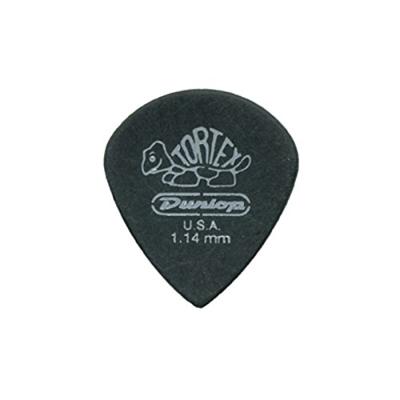 Dunlop Tortex Pitch Black Jazz III 1.14mm 12-pack plectrumset zwart