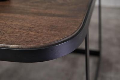 Sky Style Cakey Vierkante Salontafel Set Donkerbruin