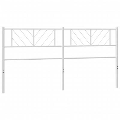 Hoofdbord 180 cm metaal wit Hoofdbord 180 cm metaal wit