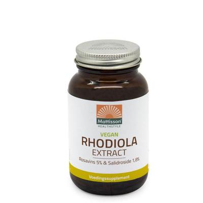 Rhodiola extract 5% rosavins vegan 60 Vegetarische capsules