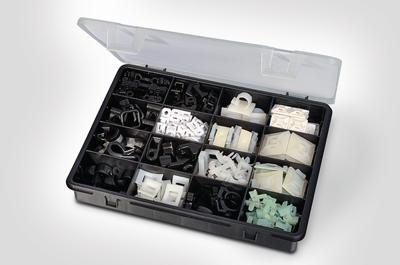 HellermannTyton BMS-100 Kabelhouderassortiment 151-00000 195 onderdelen HellermannTyton BMS-100 Kabelhouderassortiment 151-00000 195 onderdelen