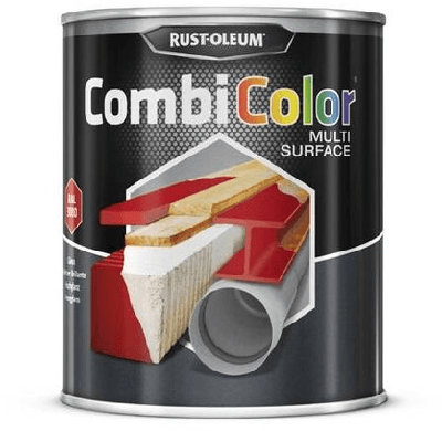 Rust-Oleum Combicolor multi-surface ral7001 staalgrijs zijdeglans 0.75ltr