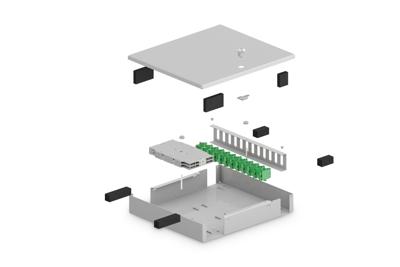 Digitus DN-96800M-2 Dibributiebox 48 poorten Niet ingericht