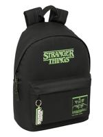 Schoolrugzak Stranger Things Zwart 31 x 41 x 16 cm - thumbnail