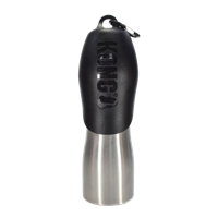 KONG H2O 740 ml rvs waterfles zwart - thumbnail