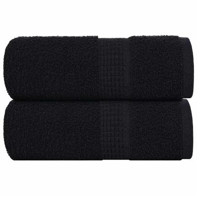 VidaXL Gastendoekjes frogn 2 st 30x50 cm 360 g/m² zwart VidaXL Gastendoekjes frogn 2 st 30x50 cm 360 g/m² zwart