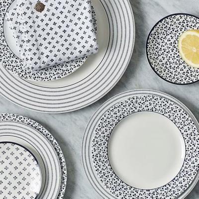 Laura Ashley gebaksbord Candy Stripe 18 cm