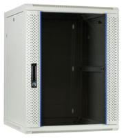 DSI 15U witte wandkast met glazen deur - DS6615W server rack - thumbnail