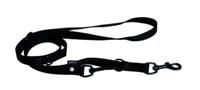Martin hondenriem multipurpose nylon zwart - thumbnail