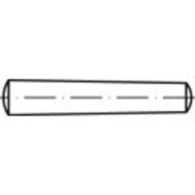 TOOLCRAFT TO-5363154 Conische pen 4 mm RVS A1 25 stuk(s)