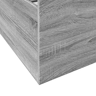 Bedframe met lades bewerkt hout grijs sonoma eiken 180x200 cm