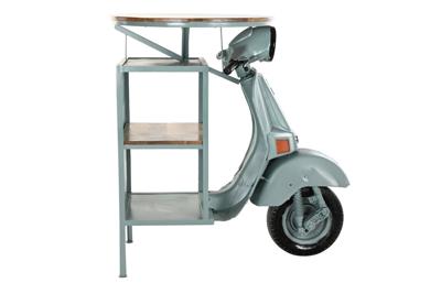 Tafel DKD Home Decor Blauw Bruin Groen Ijzer Mangohout 116 x 72 x 110 cm