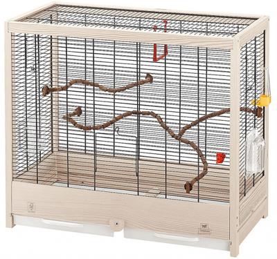 Ferplast vogelkooi Giulietta 5 hout 69 x 34,5 x 58 cm bruin