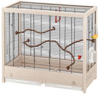 Ferplast vogelkooi Giulietta 5 hout 69 x 34,5 x 58 cm bruin - thumbnail