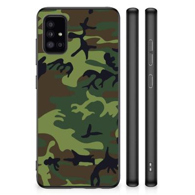 Samsung Galaxy A51 Bumper Case Army Dark