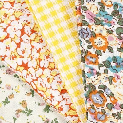Creativ Company Patchwork stof geel 45x55cm, 4st.