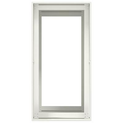 VidaXL Plantenbak 40x80x80 cm staal wit