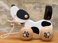 Classic World houten kwispel hondje - thumbnail