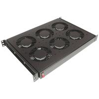 Conteg 26205071 19 inch Inbouwventilator voor patchkast Zwart - thumbnail