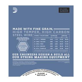 Daddario EPS170-5 snarenset voor 5-snarige elektrische basgitaar