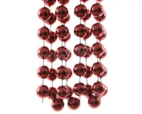 Kralenketting plastic xxl 20mmx270cm ossenbloed KSD - Ksd - thumbnail