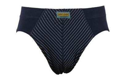 Heren sport slip streep - Betaalbare heren onderbroek - Elastisch katoen - L - Blauw - Onderbroek heren heren - Ondergoed heren heren - L -