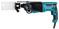 Makita HR2630J Combihamer SDS-Plus 2,4J + stofafzuigset 800W in Mbox - thumbnail
