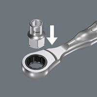 Wera 8790 FA Zyklop steeksleutelinzet 1/4" dopsleutel - thumbnail