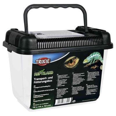 TRIXIE REPTILAND TRANSPORT- EN VOEDERBOX ASSORTI 19X12X14 CM