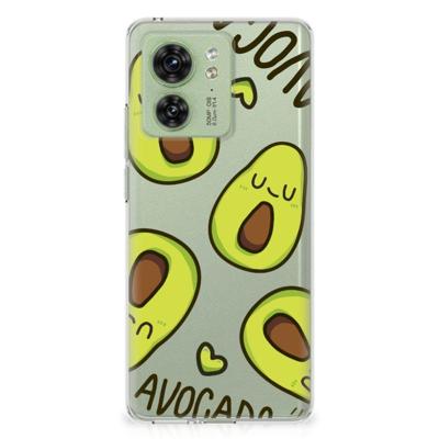 Motorola Edge 40 Telefoonhoesje met Naam Avocado Singing Motorola Edge 40 Telefoonhoesje met Naam Avocado Singing