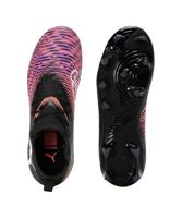 PUMA Future 8 Match Gras / Kunstgras Voetbalschoenen (MG) Kids Zwart Paars Rood - thumbnail