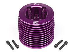 Aluminum heatsink head 56x50mm (purple/f4.6)