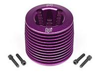 Aluminum heatsink head 56x50mm (purple/f4.6) - thumbnail