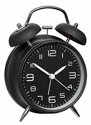 TFA Dostmann 60.1025 Wekker Mechanisch Zwart Alarmtijden 1