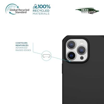 Hülle für iPhone 15–14, einfarbig, Schwarz