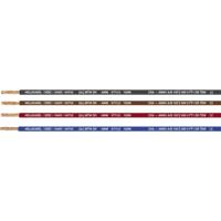 HELU 63374 Enkele ader H05V2-K 1 x 1 mm² Wit, Donkerblauw per meter - thumbnail